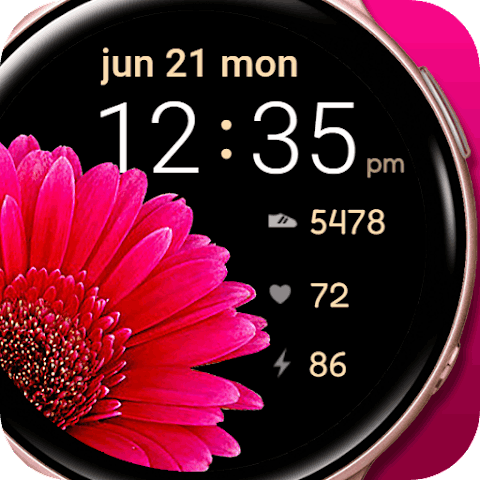 Autumn Flowers Watch Face