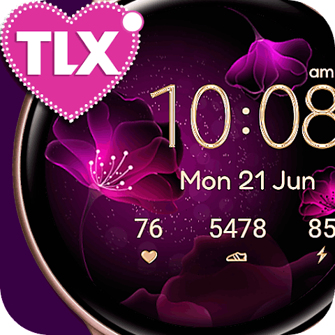 Bloomy Digital Watch Face