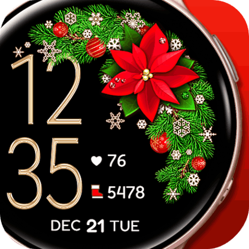 Christmas Snow OnOff Watch