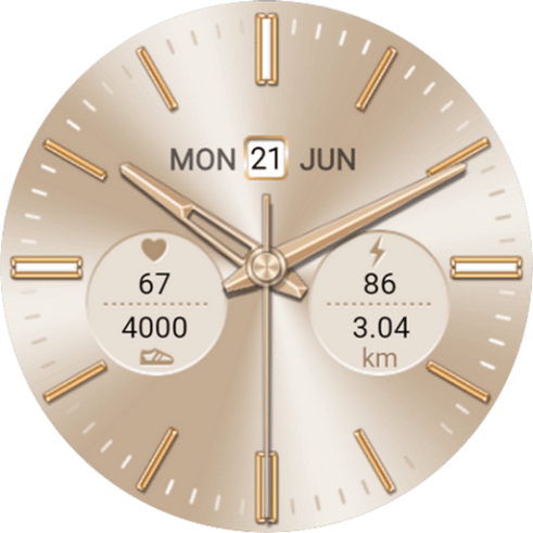 Golden Rose Watch Face
