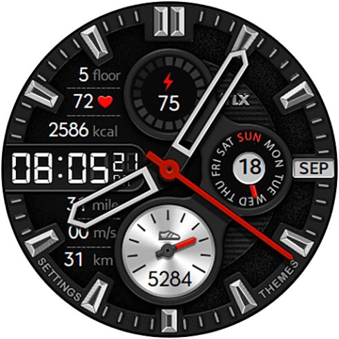 12/24 Combo Plus watch face