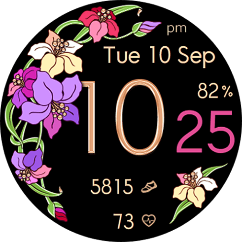 Lily Wavy Digital Watch