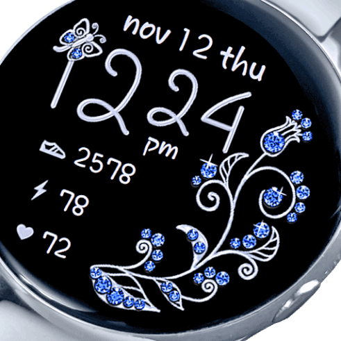 Diamonds Silver Watch