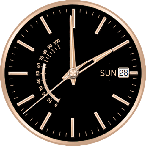 Golden Simple Classic Watch