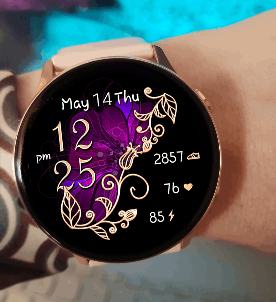 Lady Summer Watch Face